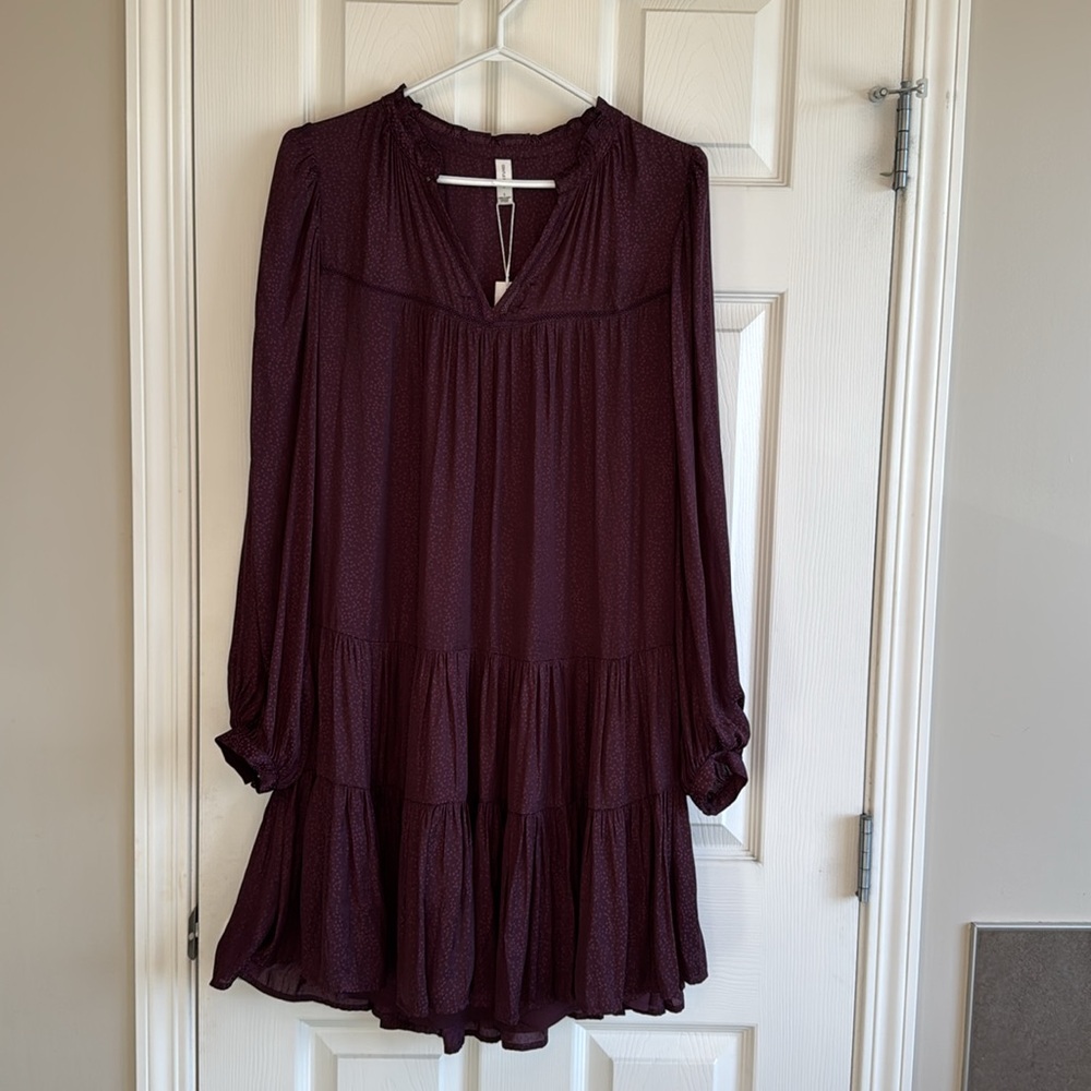 Gentle Fawn - Blair Dress - In Plum - Size Large - Picture 3 of 8